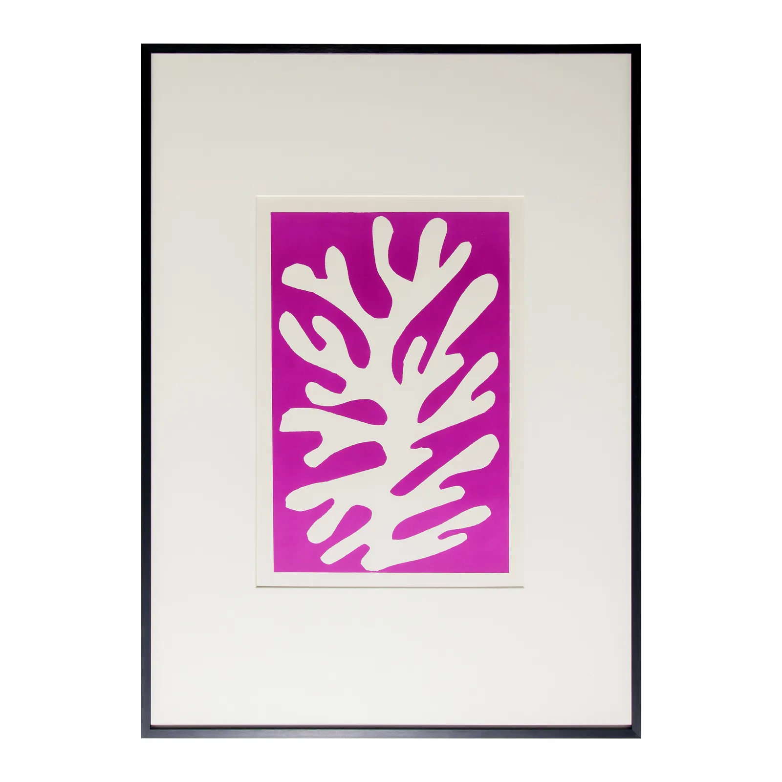 Henri Matisse, Algue Blanche sur fond Viole, 1960