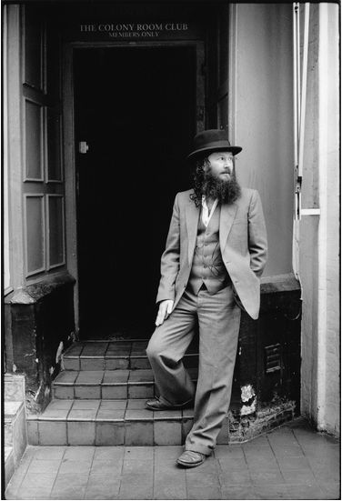 Carla Borel, Dean Street: Paul Lawford Outside The Colony Room