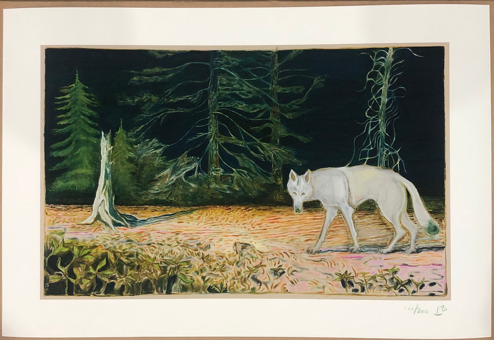 Billy Childish, White Wolf, 2021