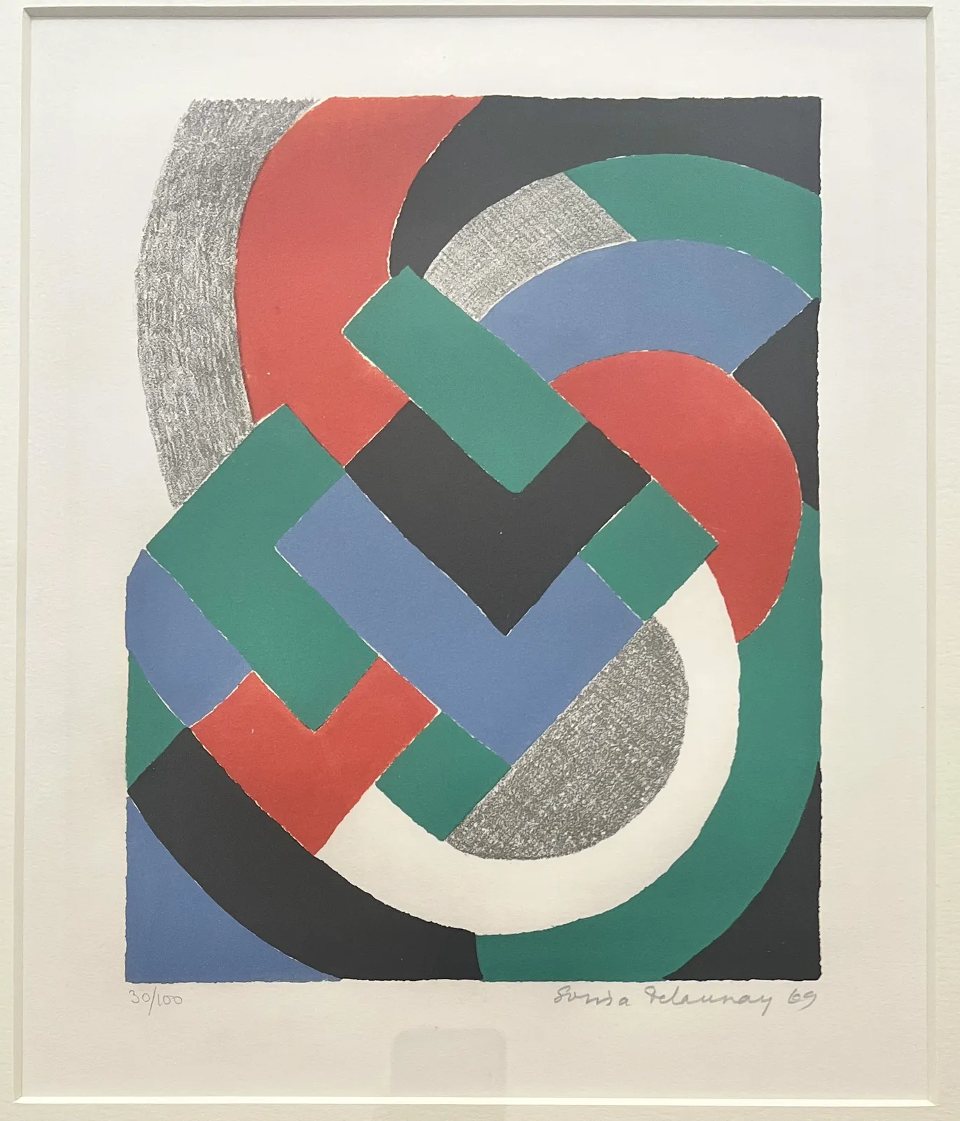 Sonia Delaunay, Pour XXème siècle, 1969