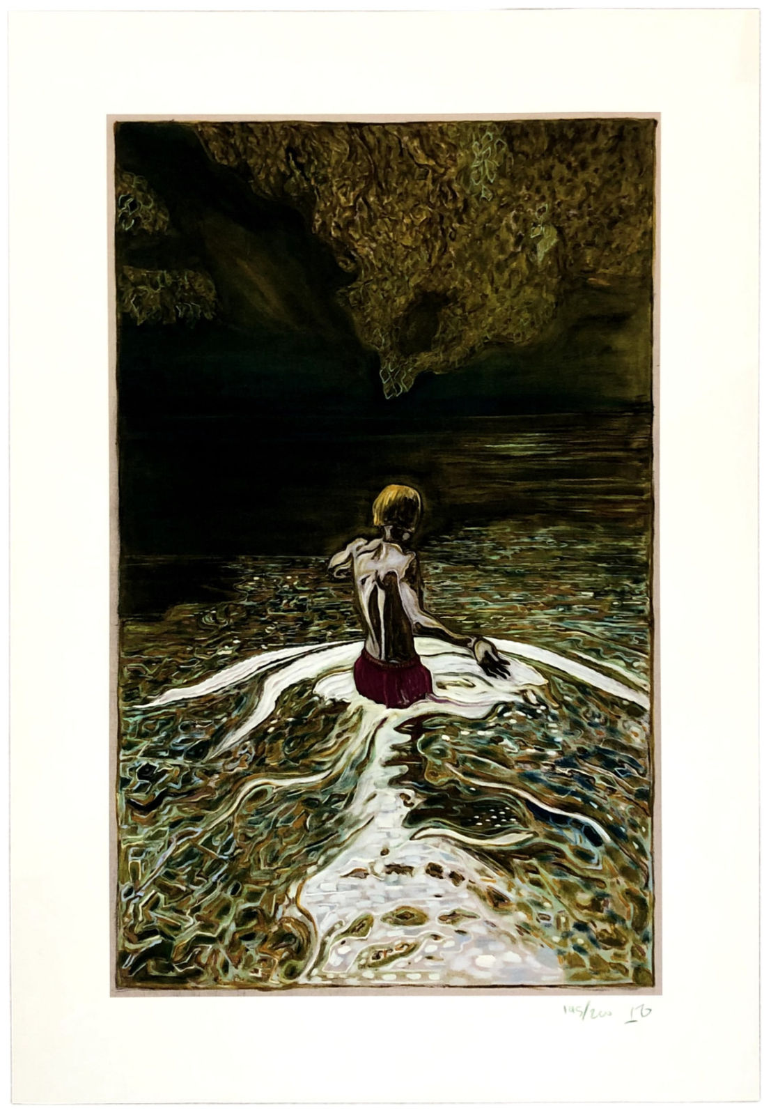 Billy Childish, Wading Out, 2019