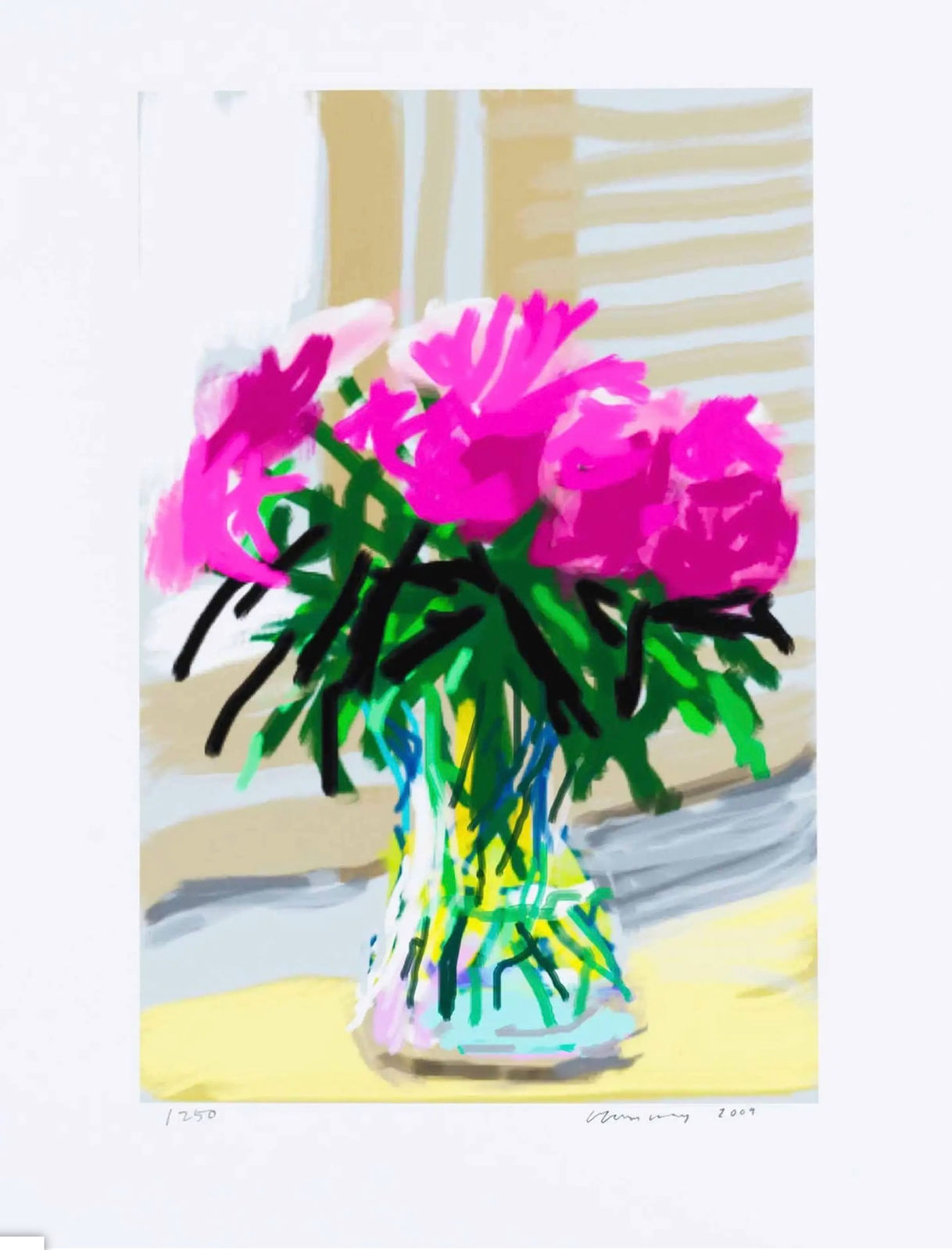 David Hockney, My Window - IPad drawing 'No. 535', 28th June 2009, 2019