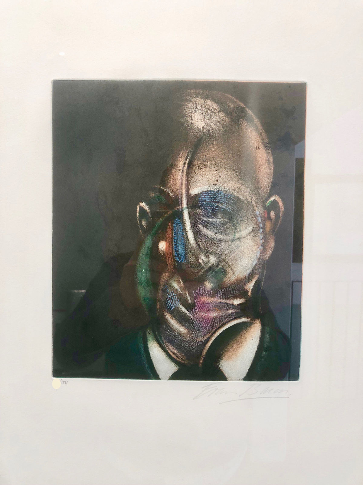 Francis Bacon, Portrait de Michel Leiris, 1978