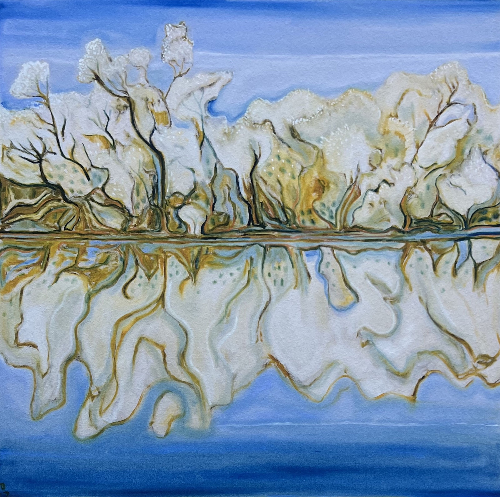 Billy Childish, Hoar Frost in Morning Light, 2022