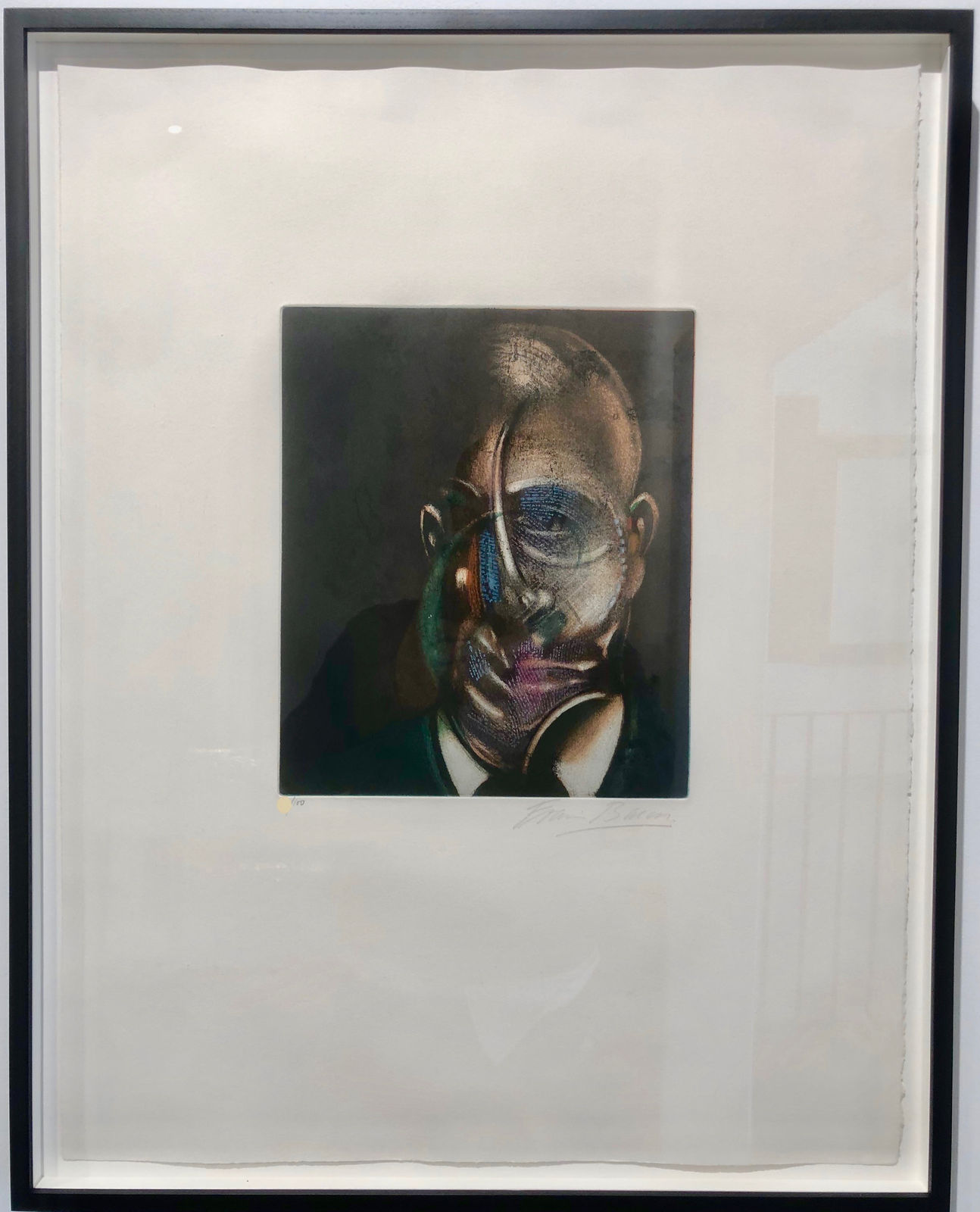 Francis Bacon, Portrait de Michel Leiris, 1978