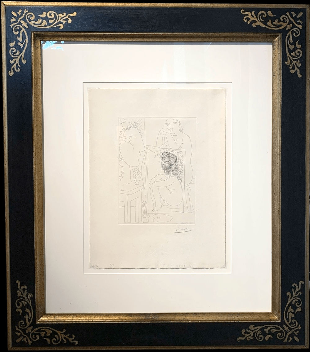 Pablo Picasso, Modèle, tableau et sculpture, 1933