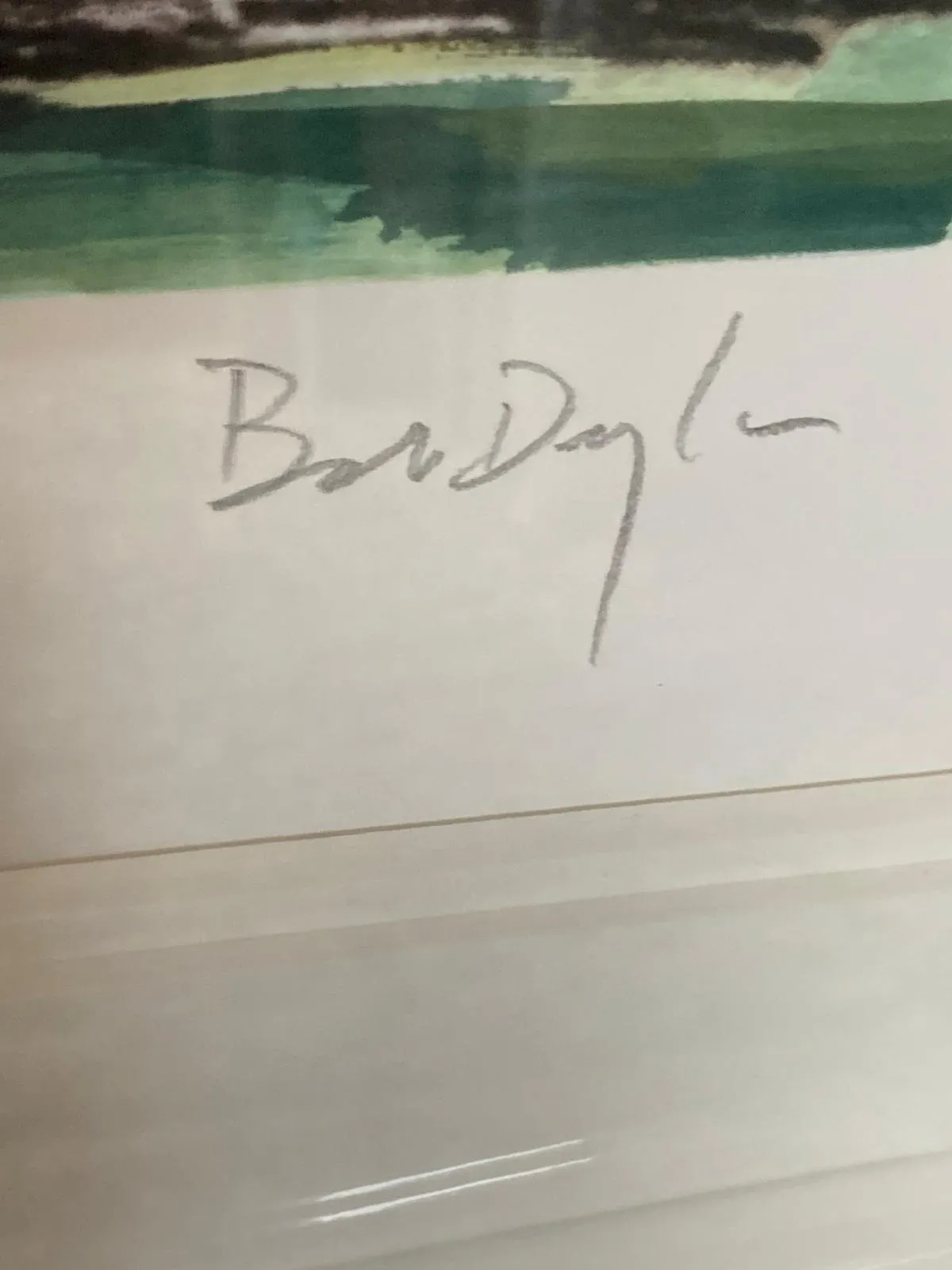 Bob Dylan, Train Tracks (green), 2010