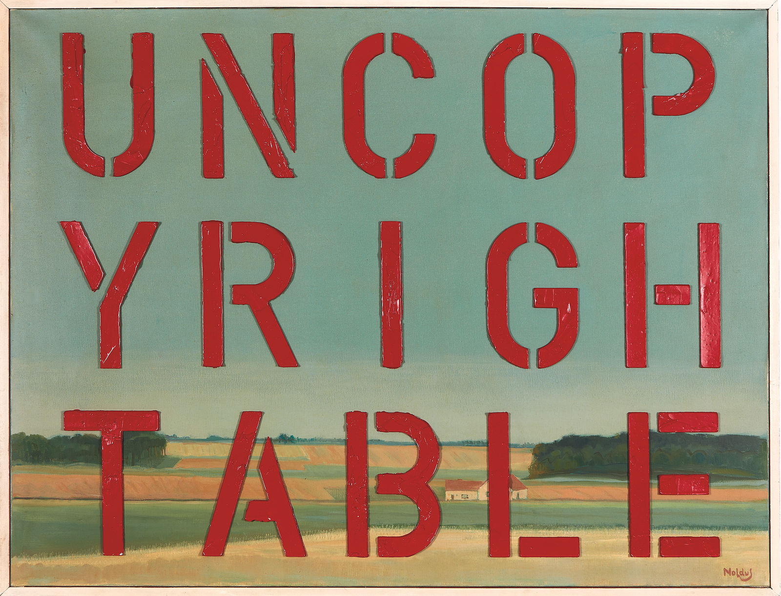 Randoald Sabbe, Uncopyrightable, 2021