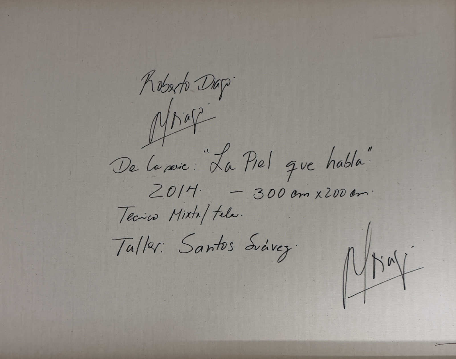 Juan Roberto Diago, Untitled (La Piel Que Habla Series), 2014