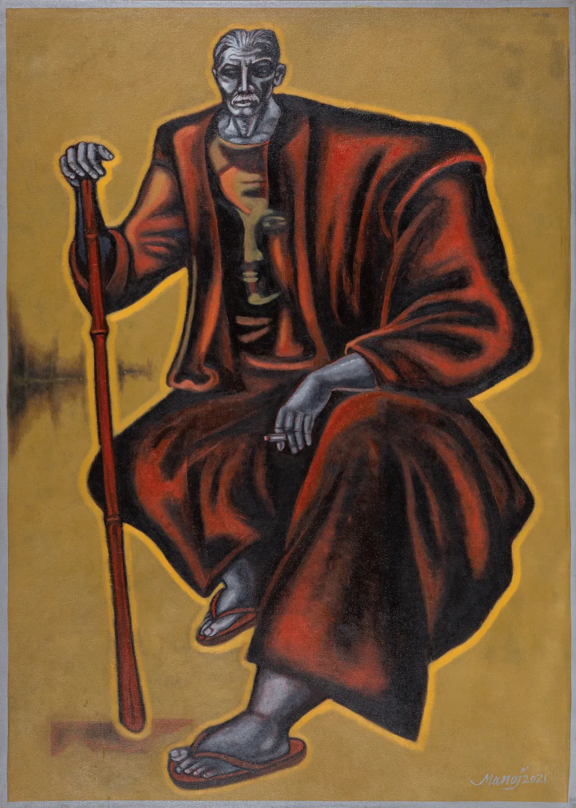 Manoj Aggarwal, Untitled - figure 5, 2021