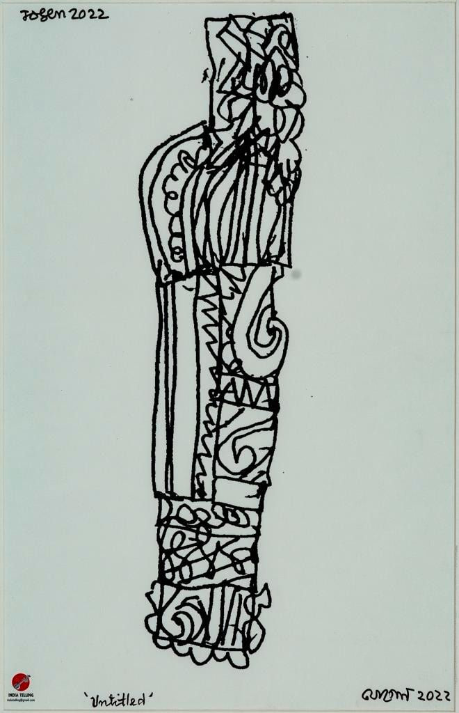 Jogen Chowdhury, Untitled, 2022