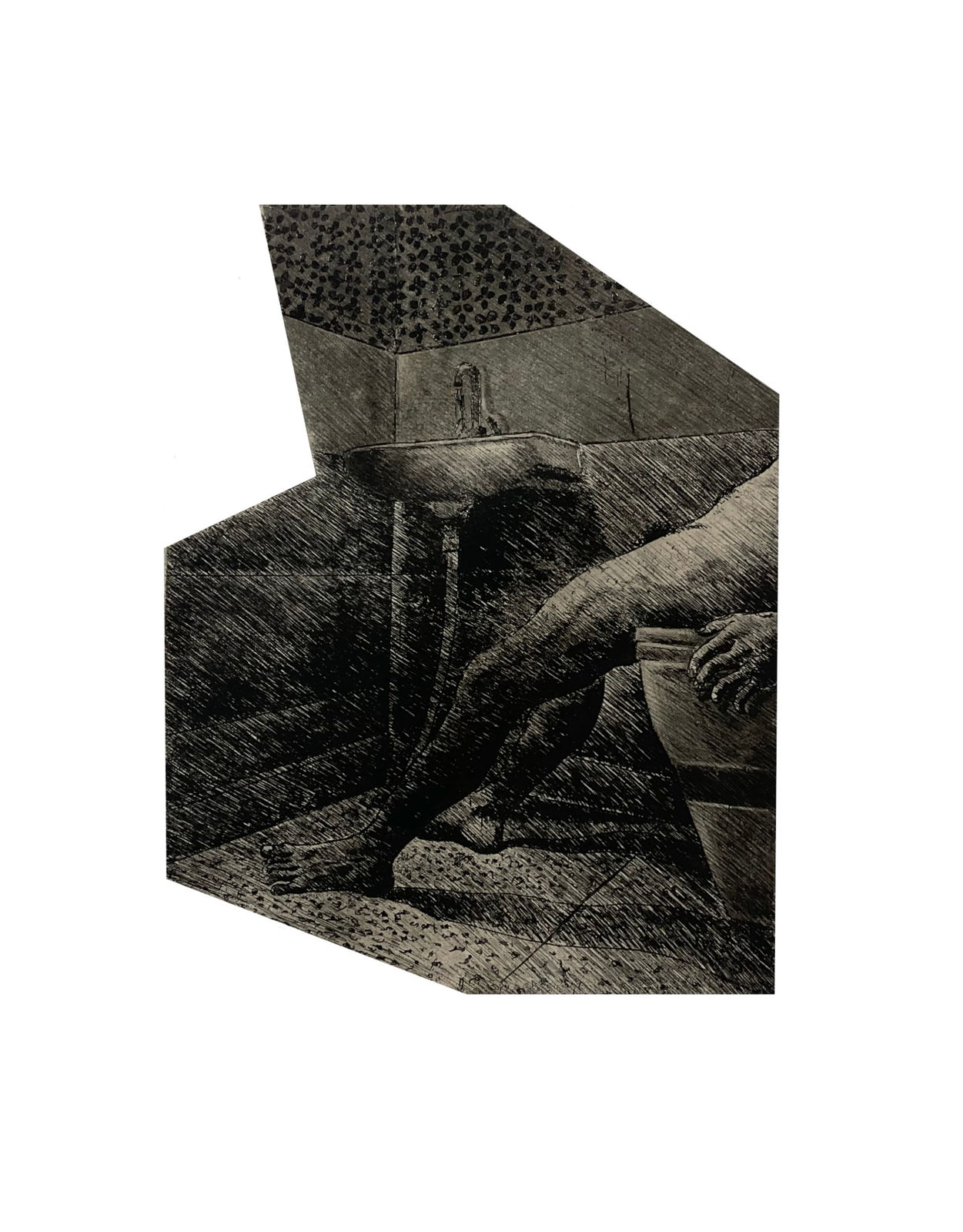 Hardik Verma, Behind Closed Tiles, 2024