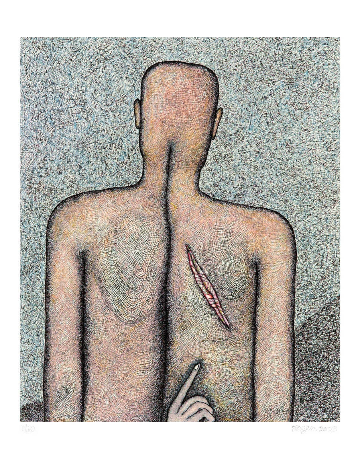 Jogen Chowdhury, Untitled, 2023