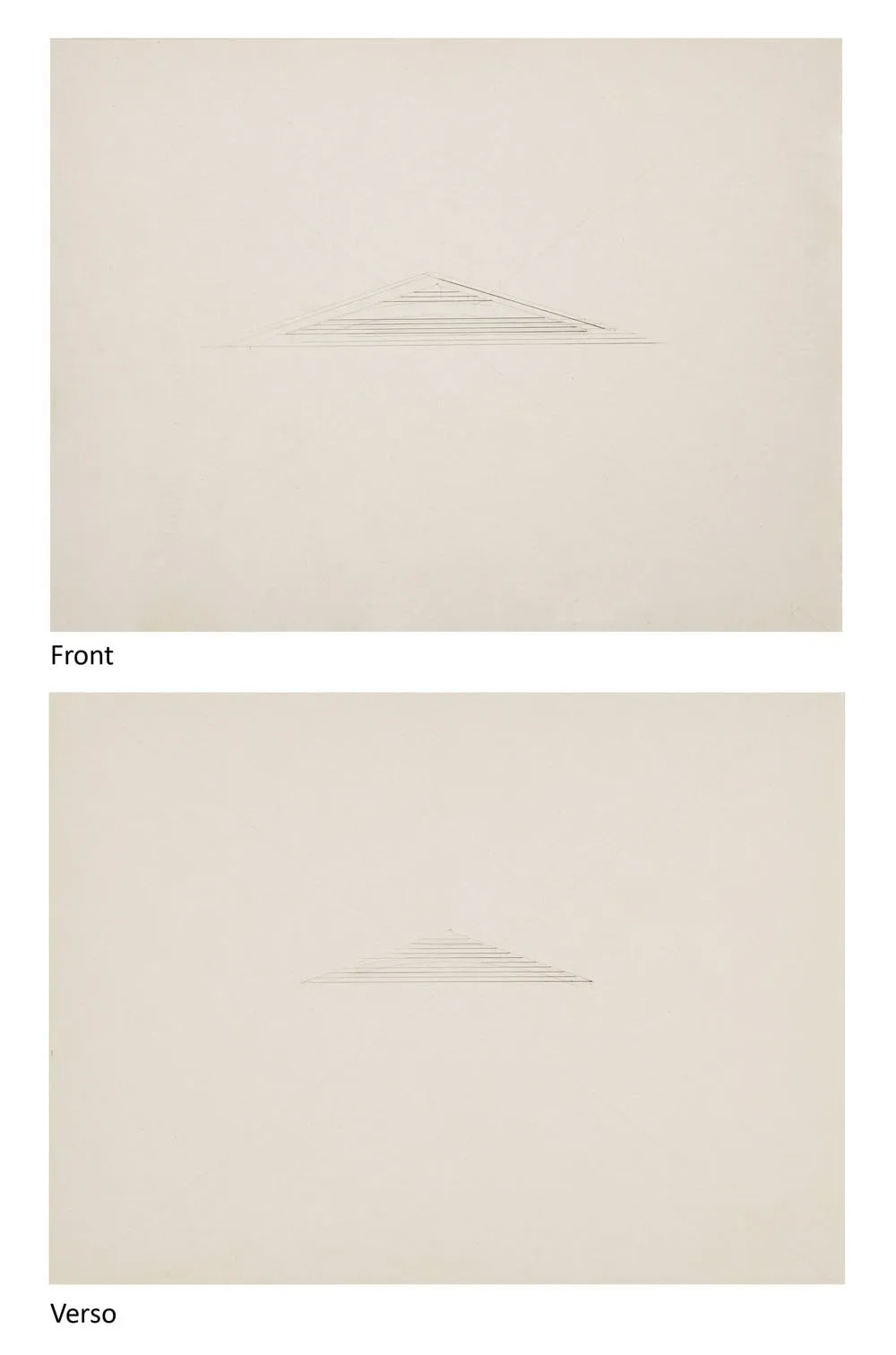 Nasreen Mohamedi, Untitled (Double Sided), 1980