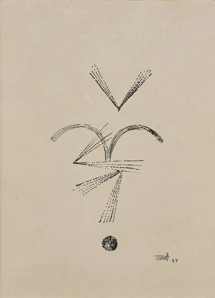 V. S. Gaitonde, Untitled, 1987