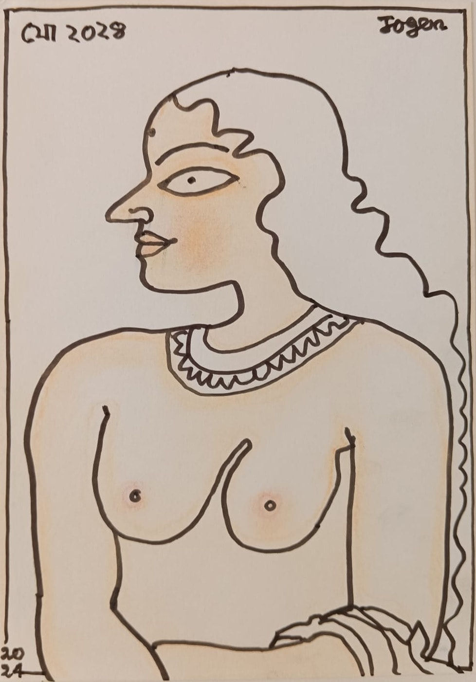 Jogen Chowdhury, Untitled, 2024