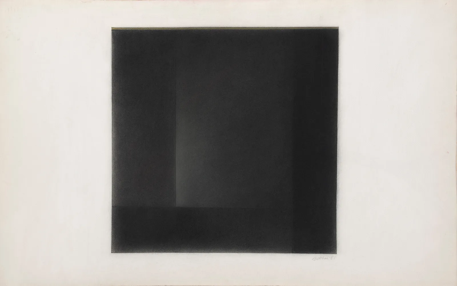Mehili Gobai, Untitled (Luminous Darkness), 1981