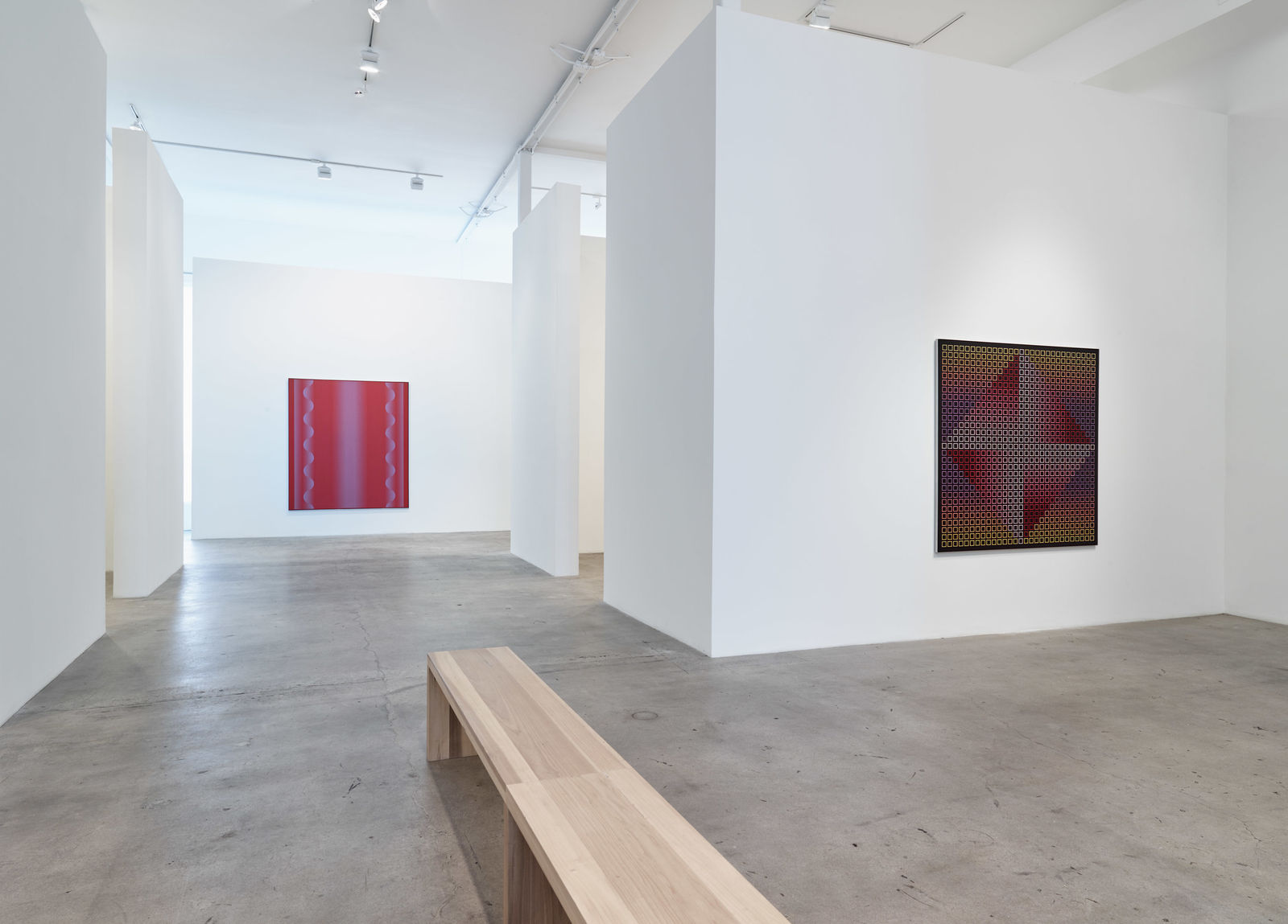 Julian Stanczak, Low Asteroid M, 1983