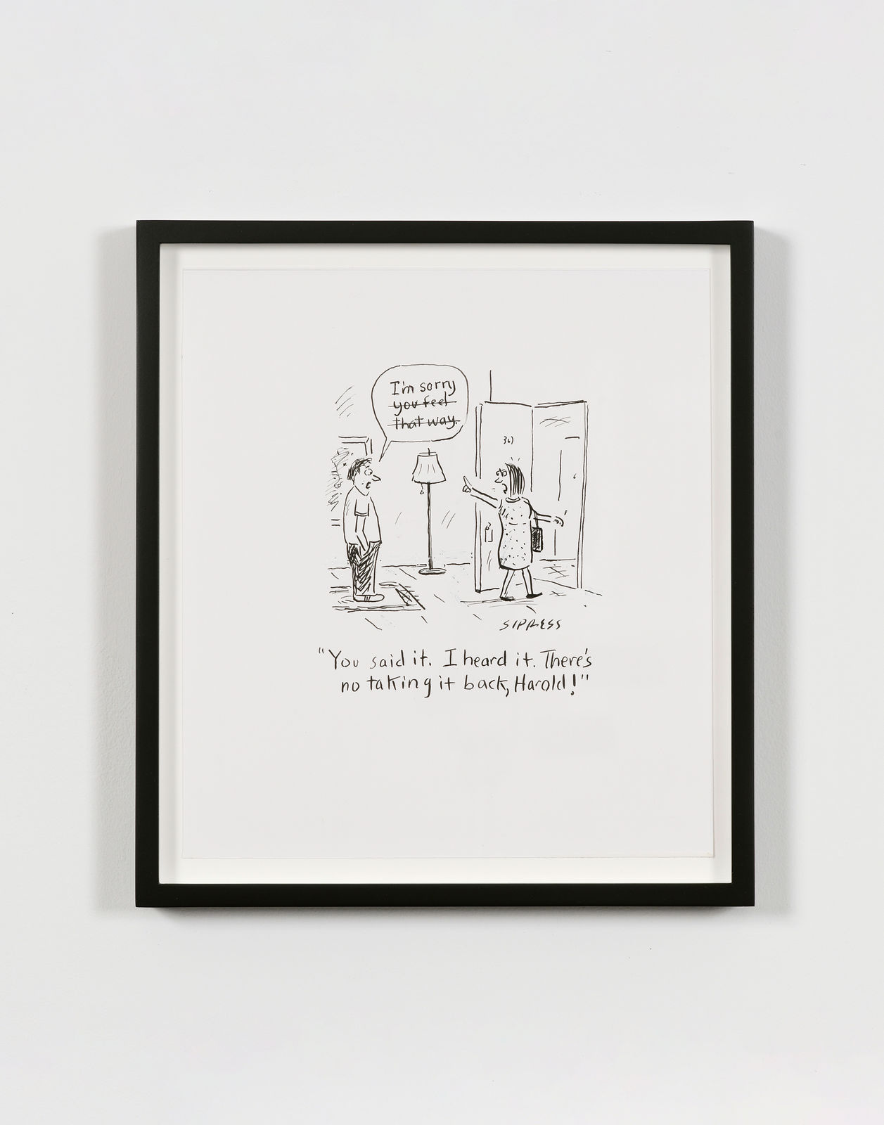 David Sipress, You Said It. I Heard It, 2021