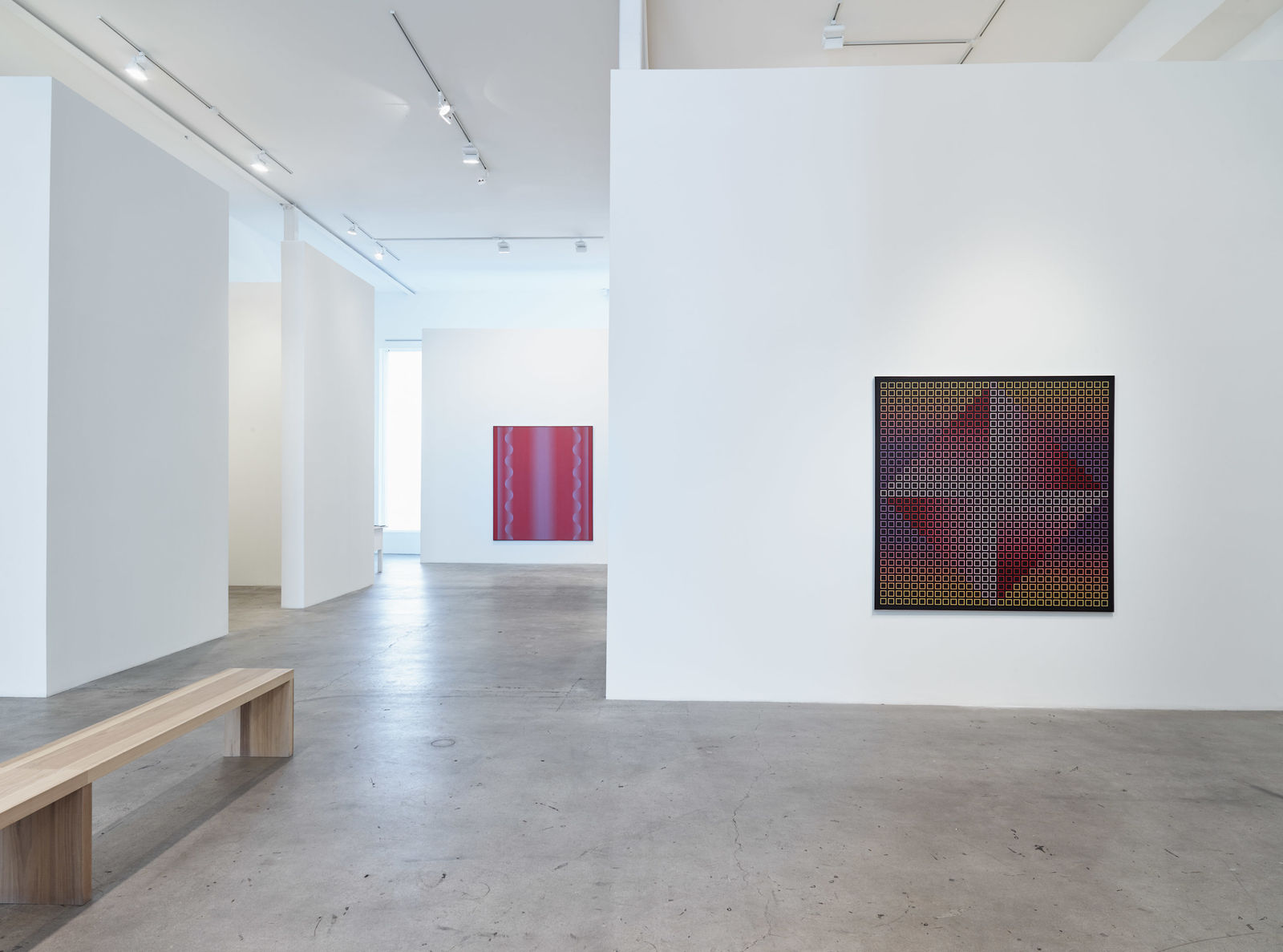 Julian Stanczak, Low Asteroid M, 1983