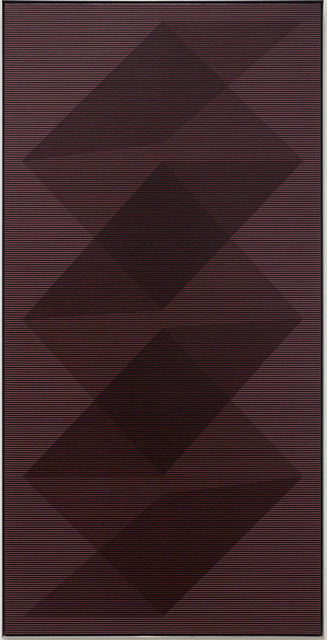 Julian Stanczak, Unashamed of Change I, II, and III, 1968