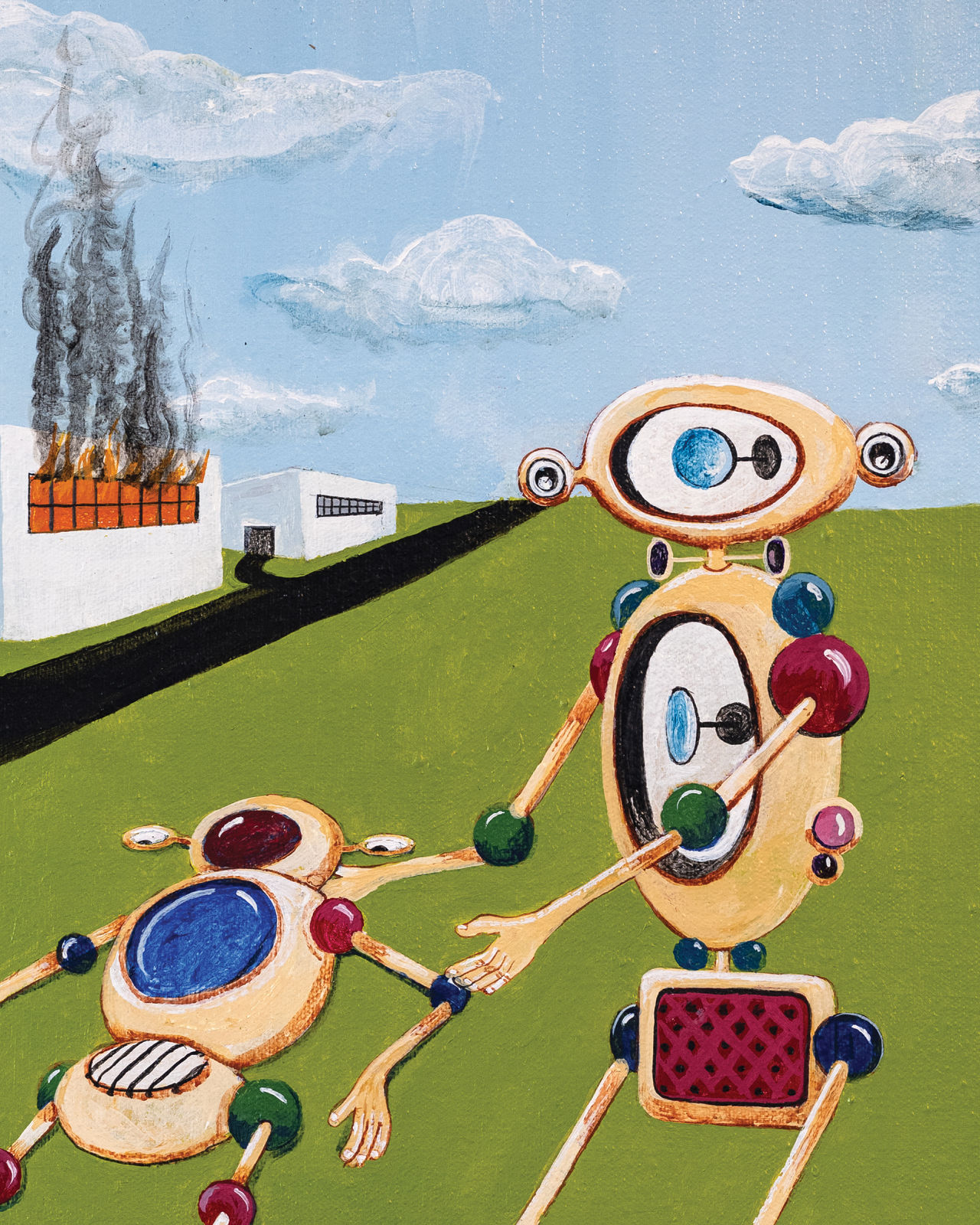 Rory Devine, Untitled (warehouse fire), 2024