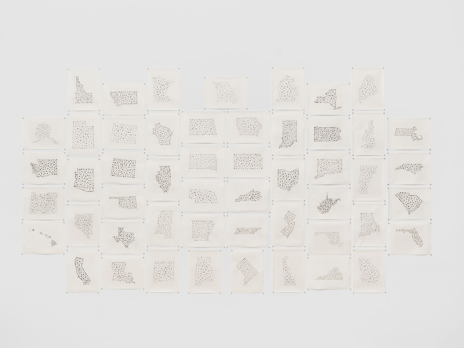 Margaret Griffith, State Drawings (Maine), 2020-2024