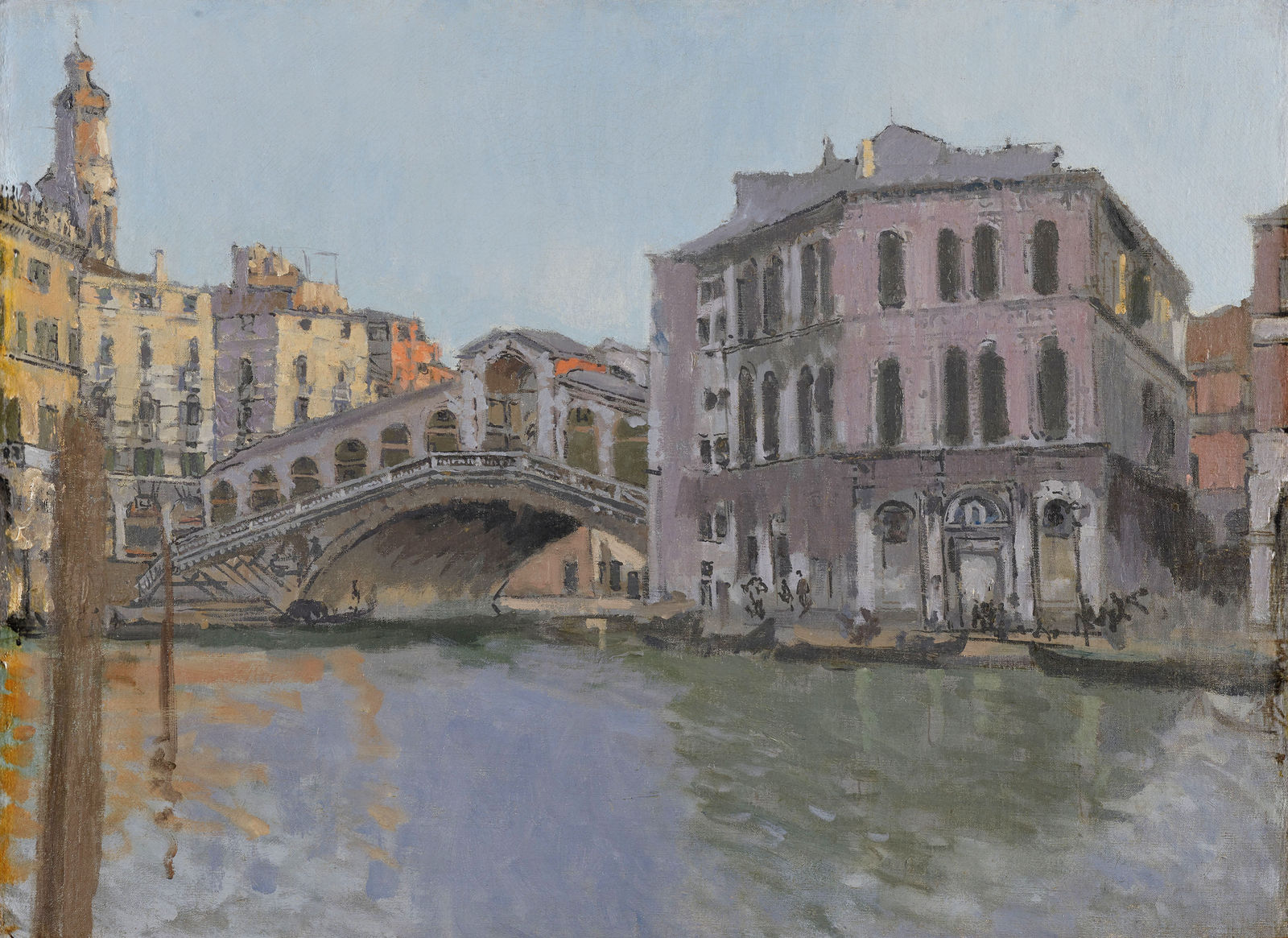 Walter Richard Sickert A.R.A., The Rialto Bridge and the Palazzo dei Camerlenghii, c. 1901-1902