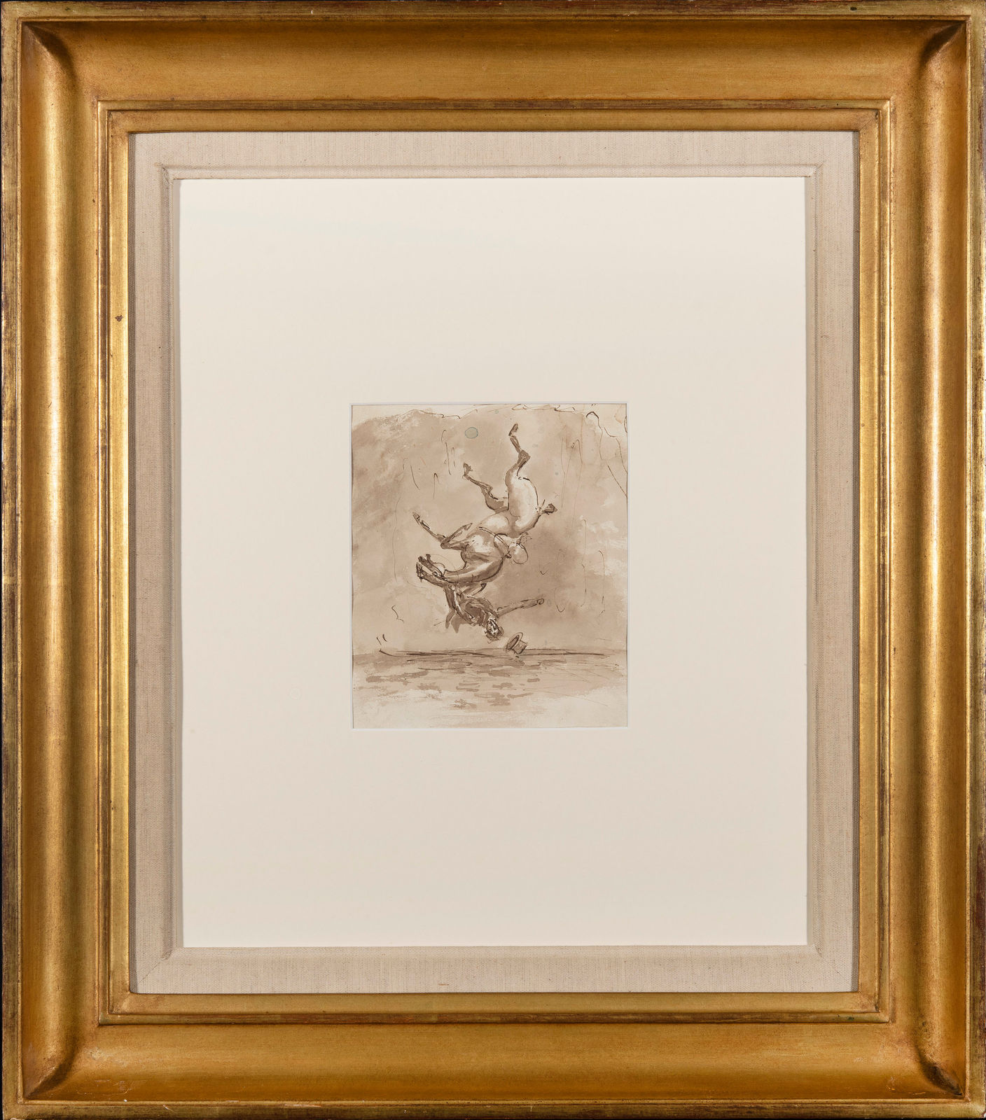 Sir Francis Grant, P.R.A., Falling horseman