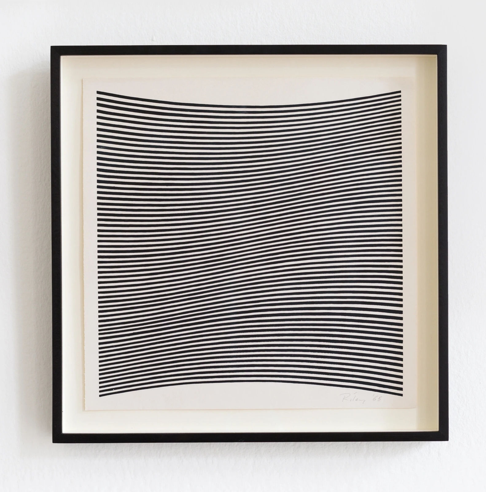 Bridget Riley, La Lune en Rodage, 1965