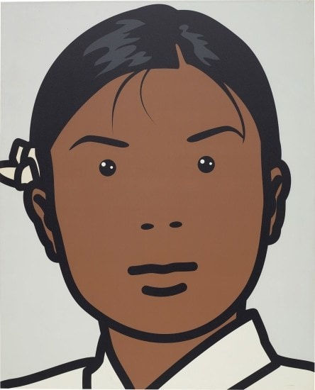 Julian Opie, Ainu, Masseuse, 2002