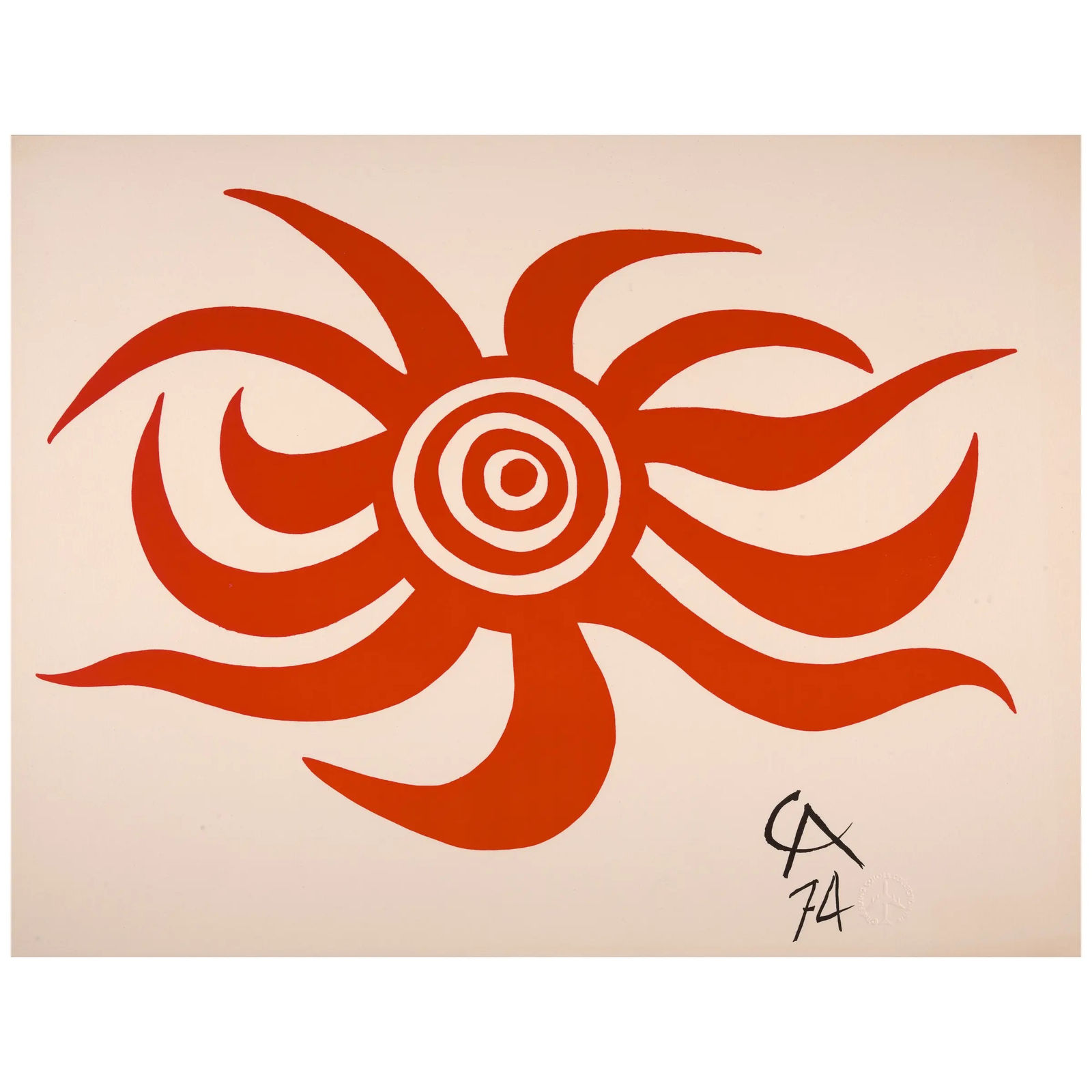 Alexander Calder, The Flying Colors, 1974