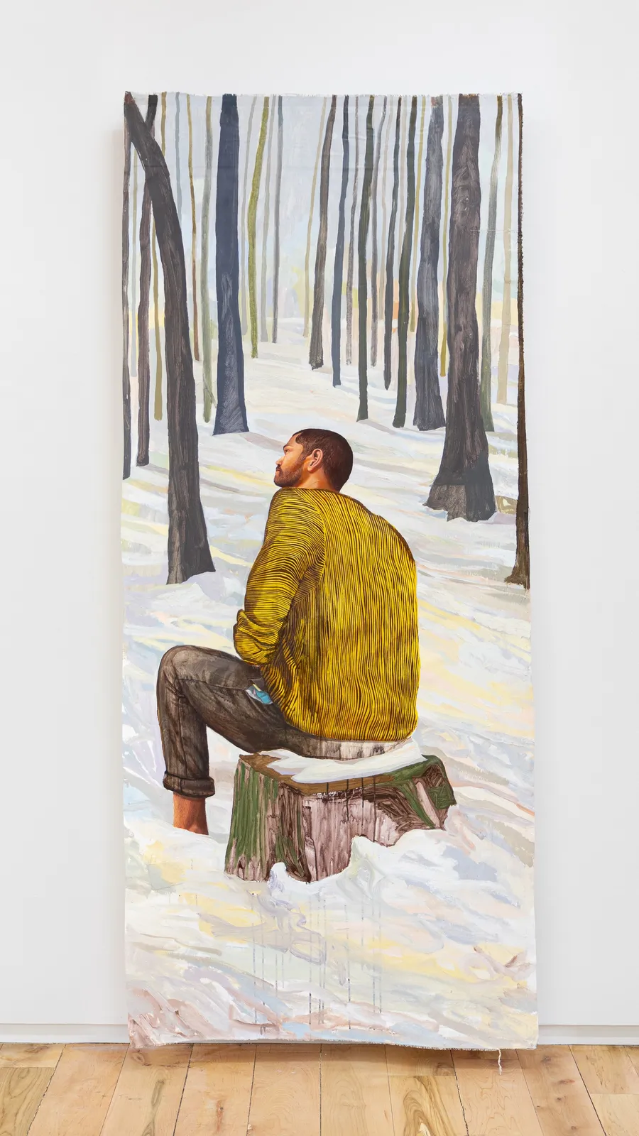 Erick Alejandro Hernández, Snow; an anticipatory posture towards futurity, 2024