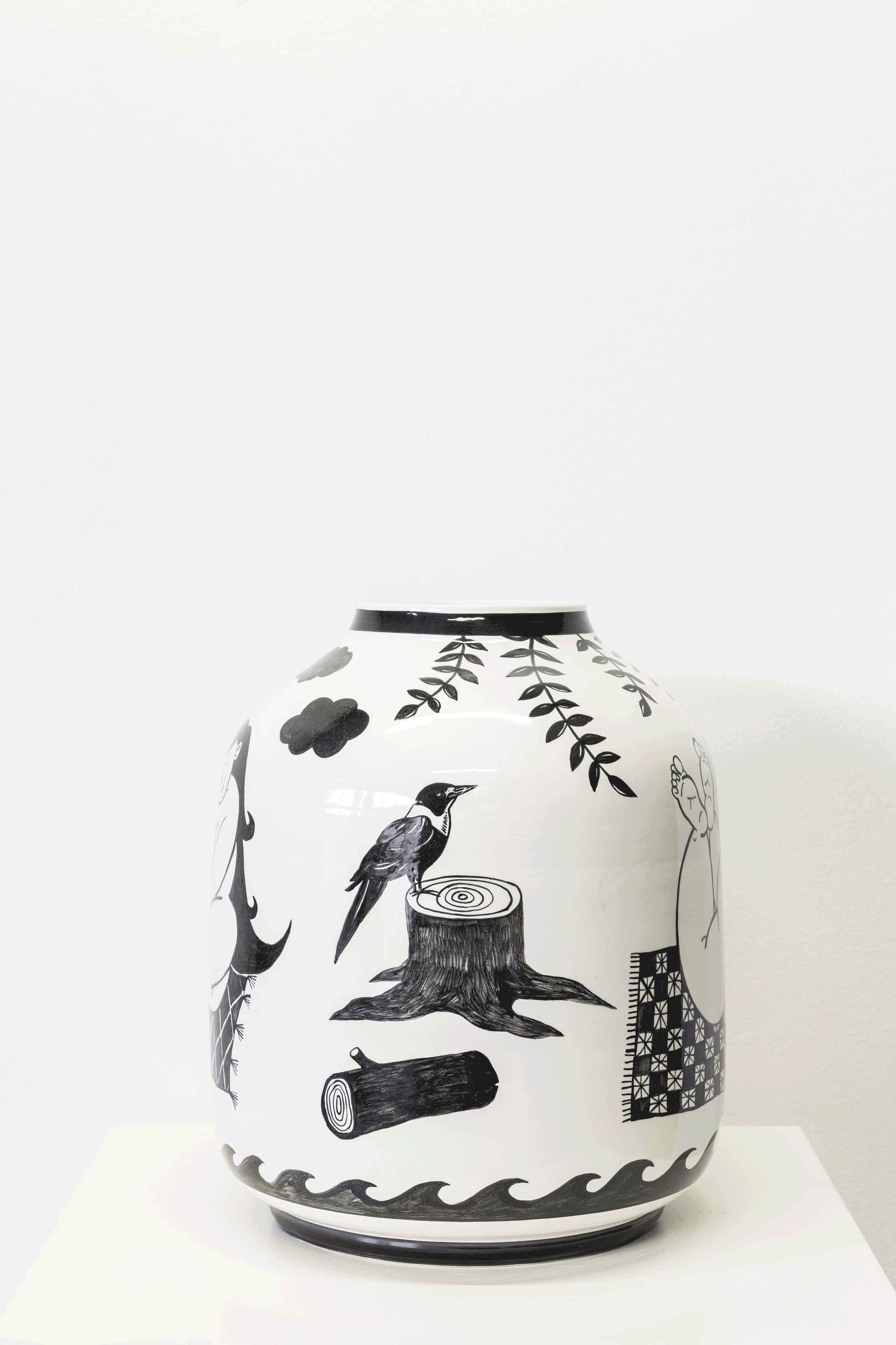 Chris Akordalitis, Picnic along the river, 2022