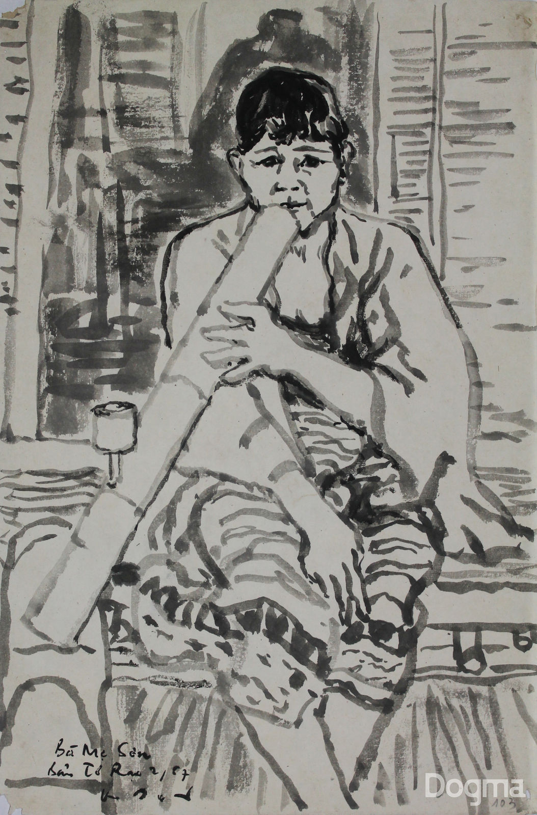Quang Thọ, Untitled artwork, 1967