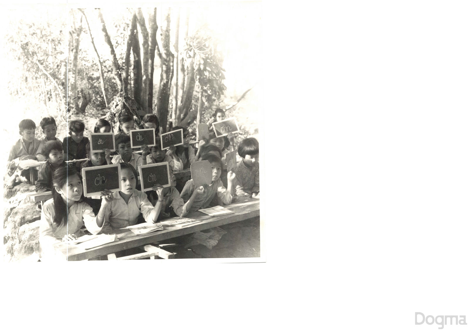 Võ An Khánh, Học sinh trong giờ học dã chiến