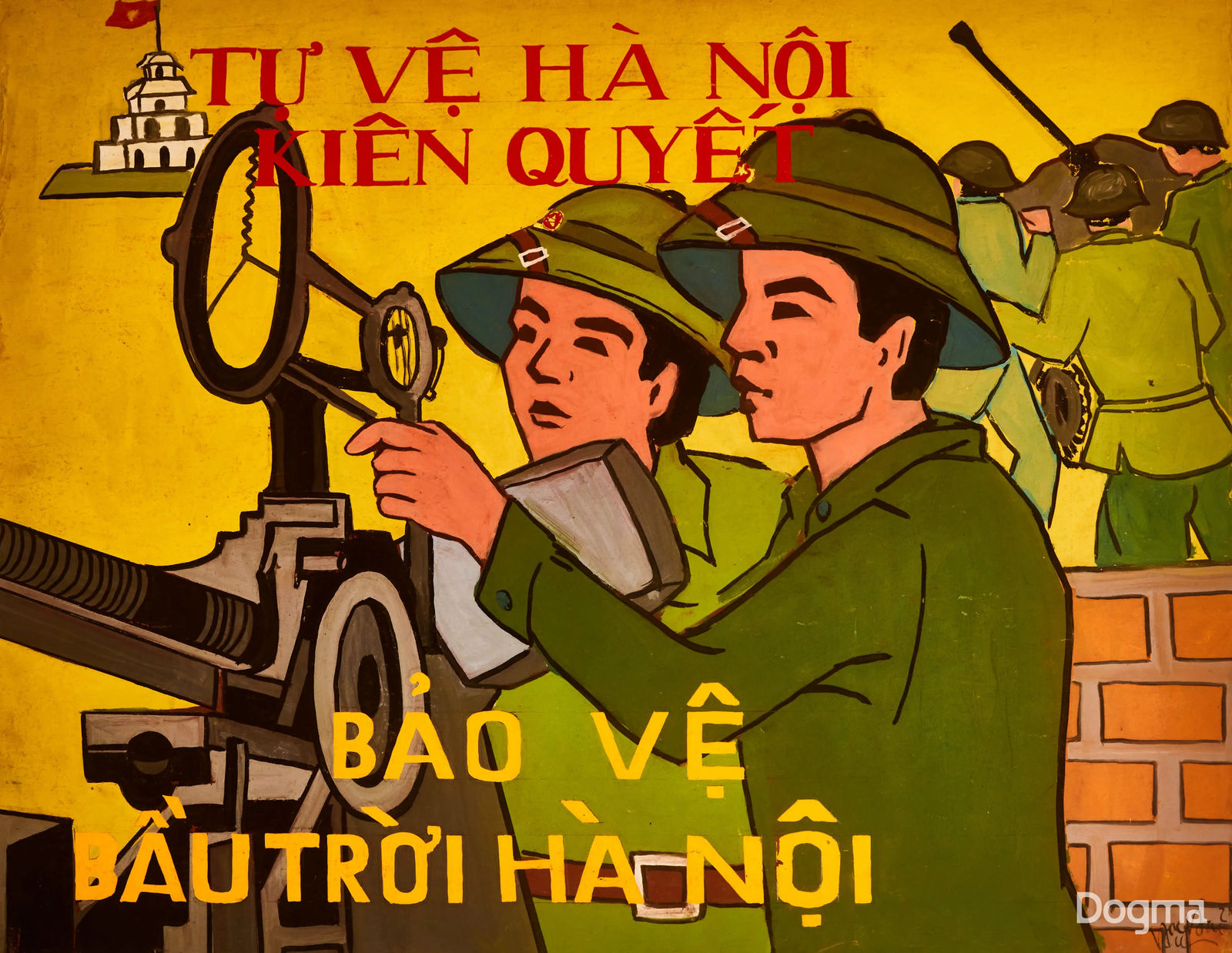 Tự vệ Hà Nội kiên quyết bảo vệ bầu trời