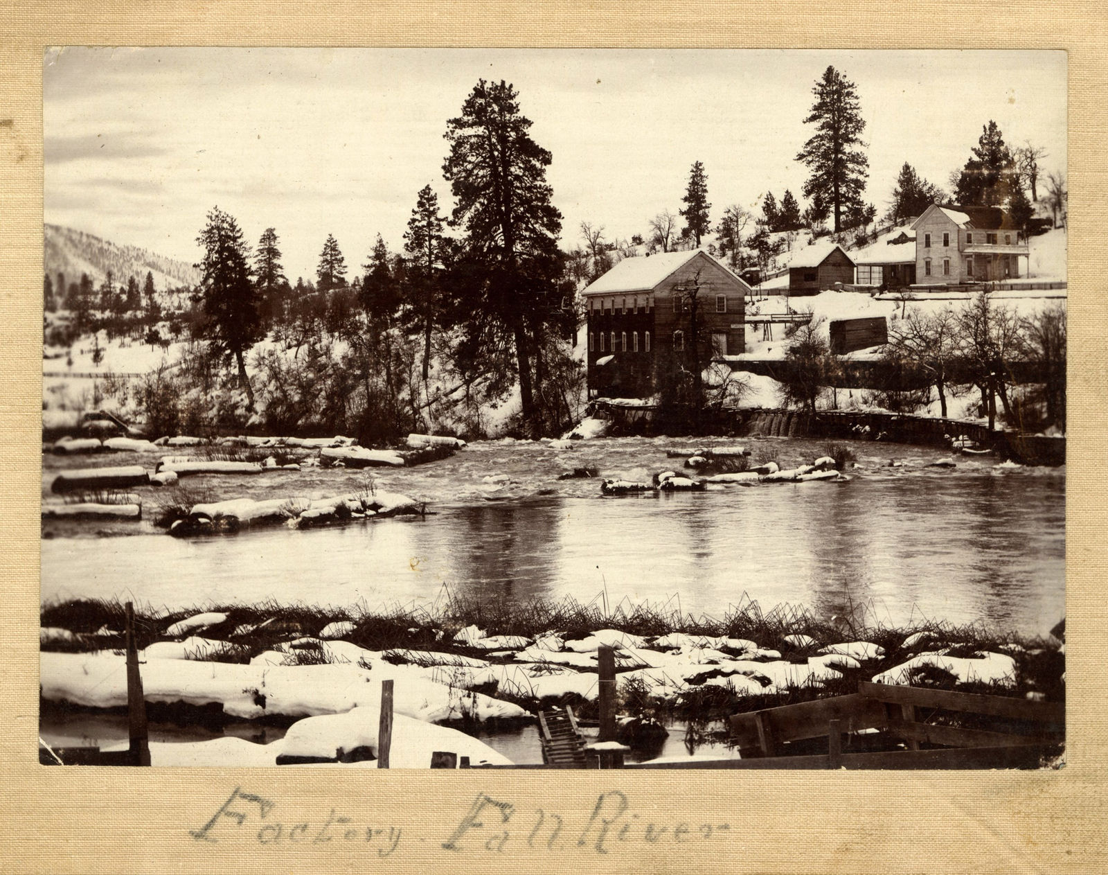 [Shasta Cascade Region], Charming Homemade Album Showing Towns and Rivers Between Fall River Mills and Adin, CA, 1894