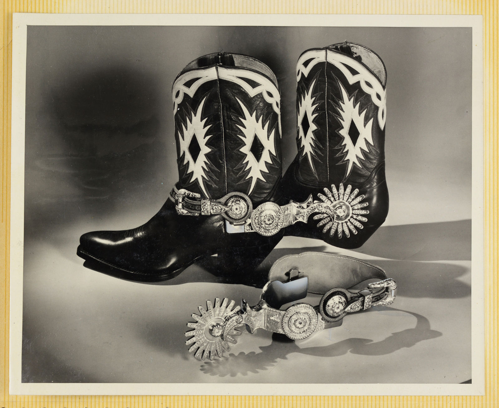 Kelly Spur Co., Charming album Showcasing Elaborate Spur Designs Produced by the El Paso based Company, 1960s-70s