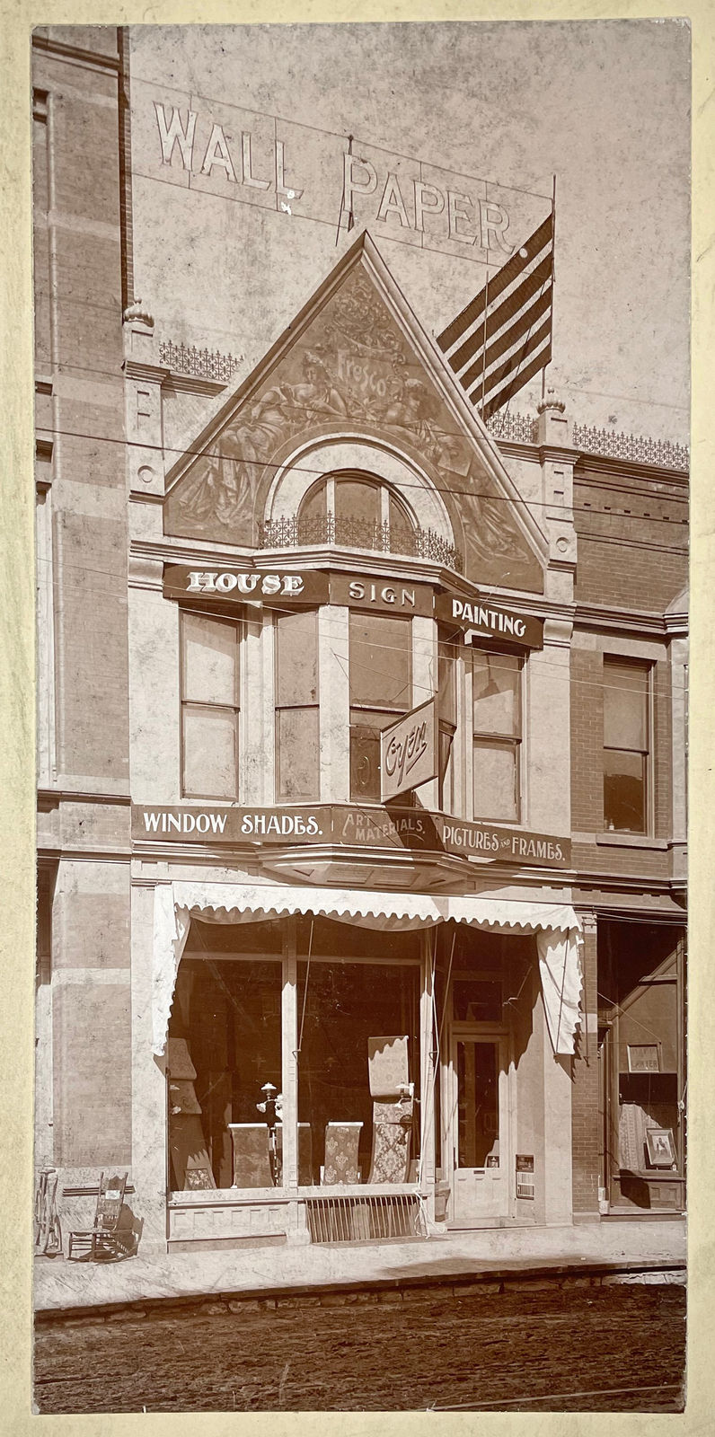 [Odin Oyen], Collection of Photos, Ephemera, and Art Related to the Important Midwestern Designer , 1890s-1920s