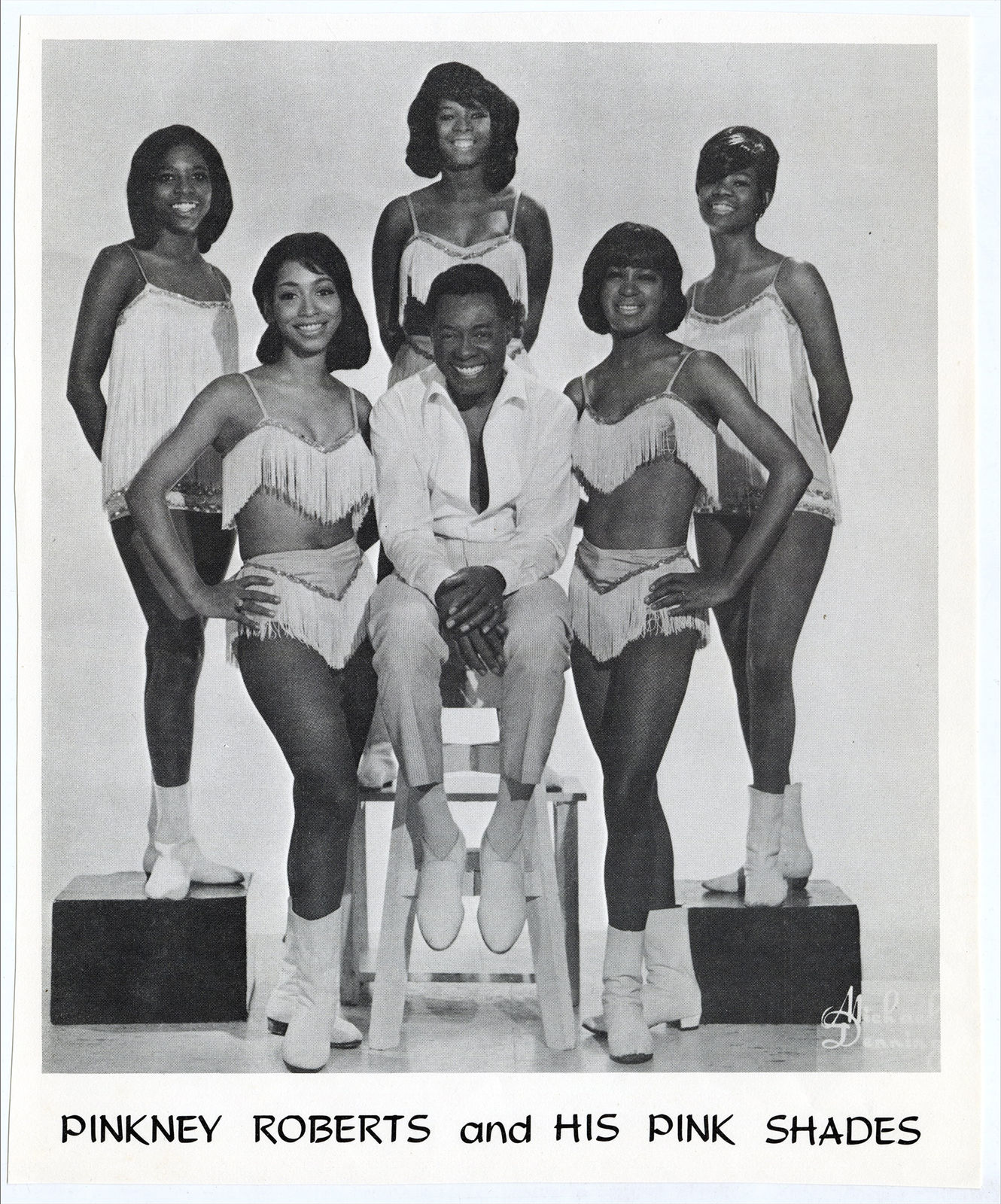 [Pinkney Roberts], Group of Photos, Flyers, and other Ephemera Related to the "The Fashion Plate M.C." , 1940s-70s