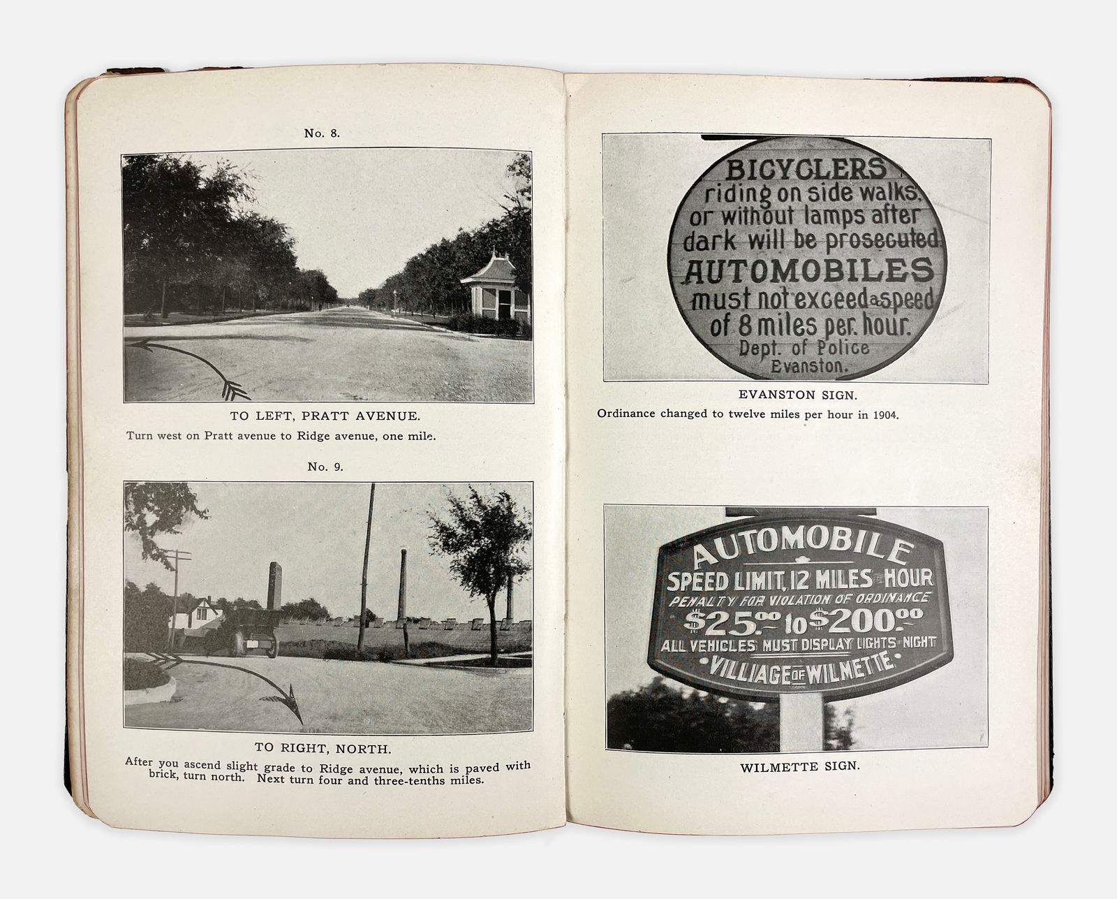 H. Sargeant Michaels Co., Photographic Automobile Map of the Midwest, 1905