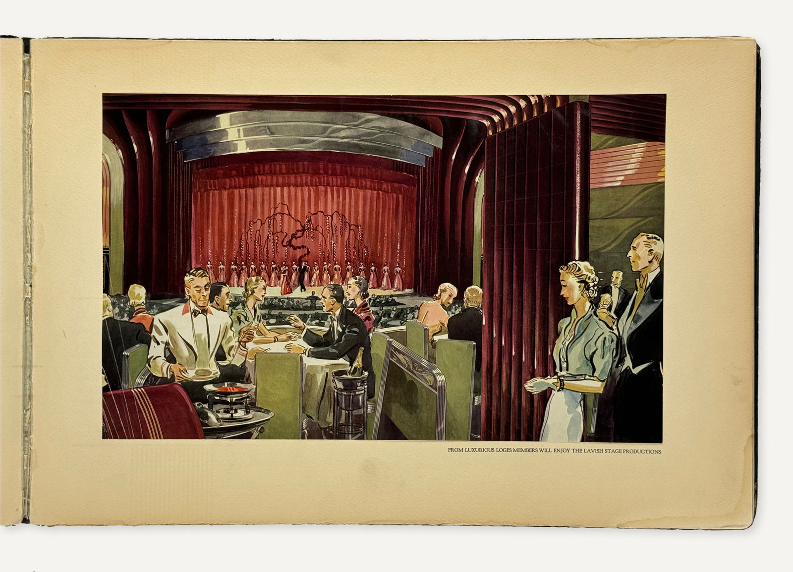 [The Inner Circle], Art-Deco Presentation Album for an Exclusive Club in Los Angeles, 1930s