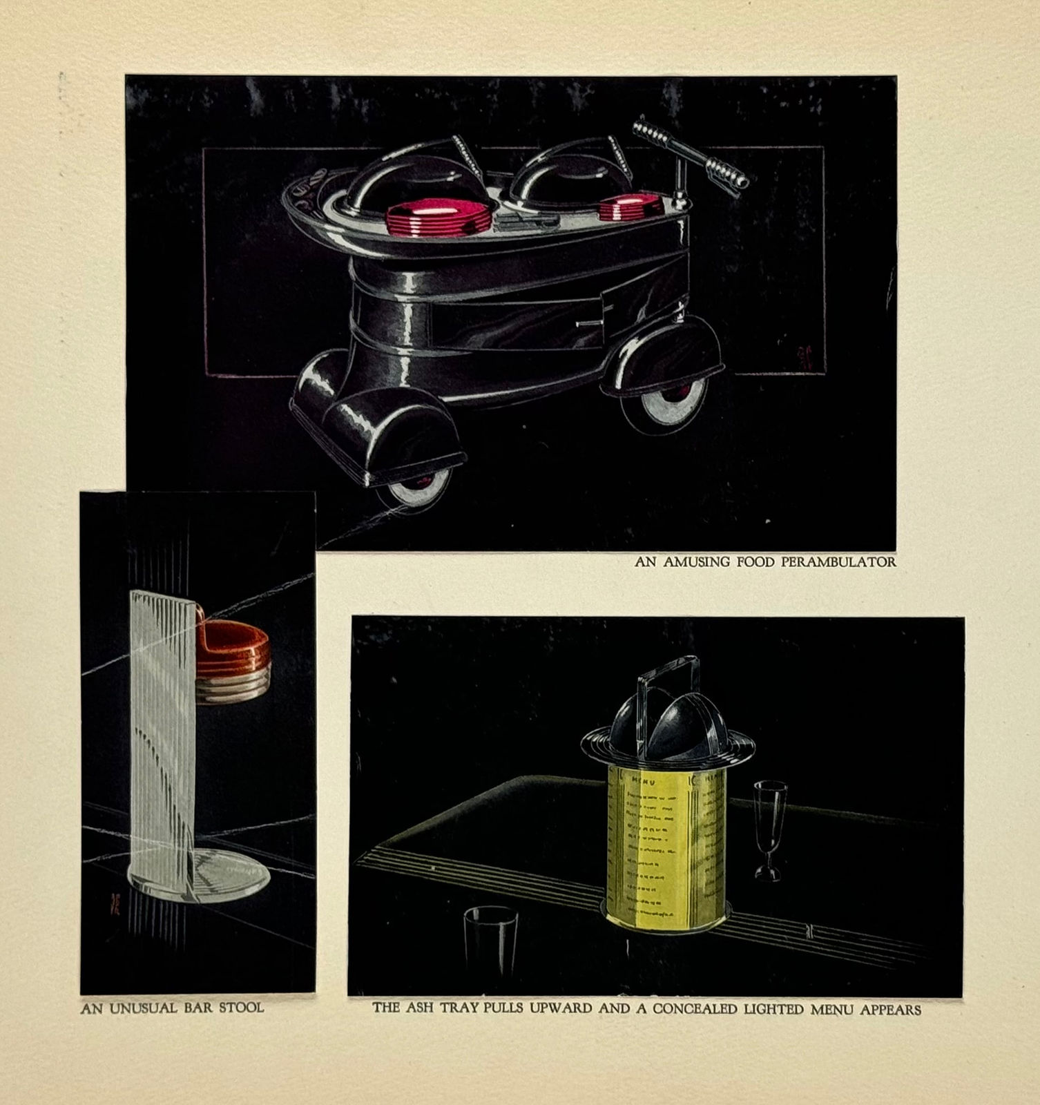[The Inner Circle], Art-Deco Presentation Album for an Exclusive Club in Los Angeles, 1930s
