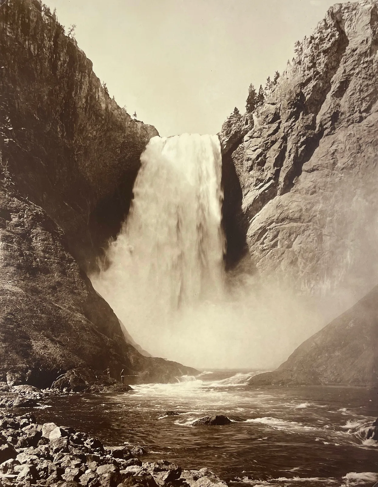 Jack Ellis Haynes, The Great Falls from Below, c. 1910