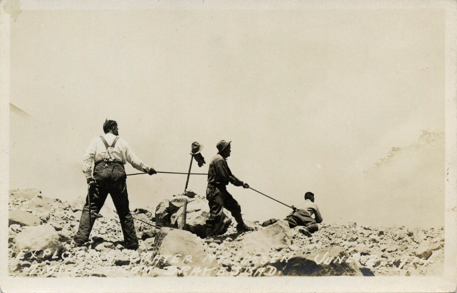 [Various Photographers], Large Collection of Real Photo Postcards Showing the Eruptions at Mt. Lassen, c. 1914-15
