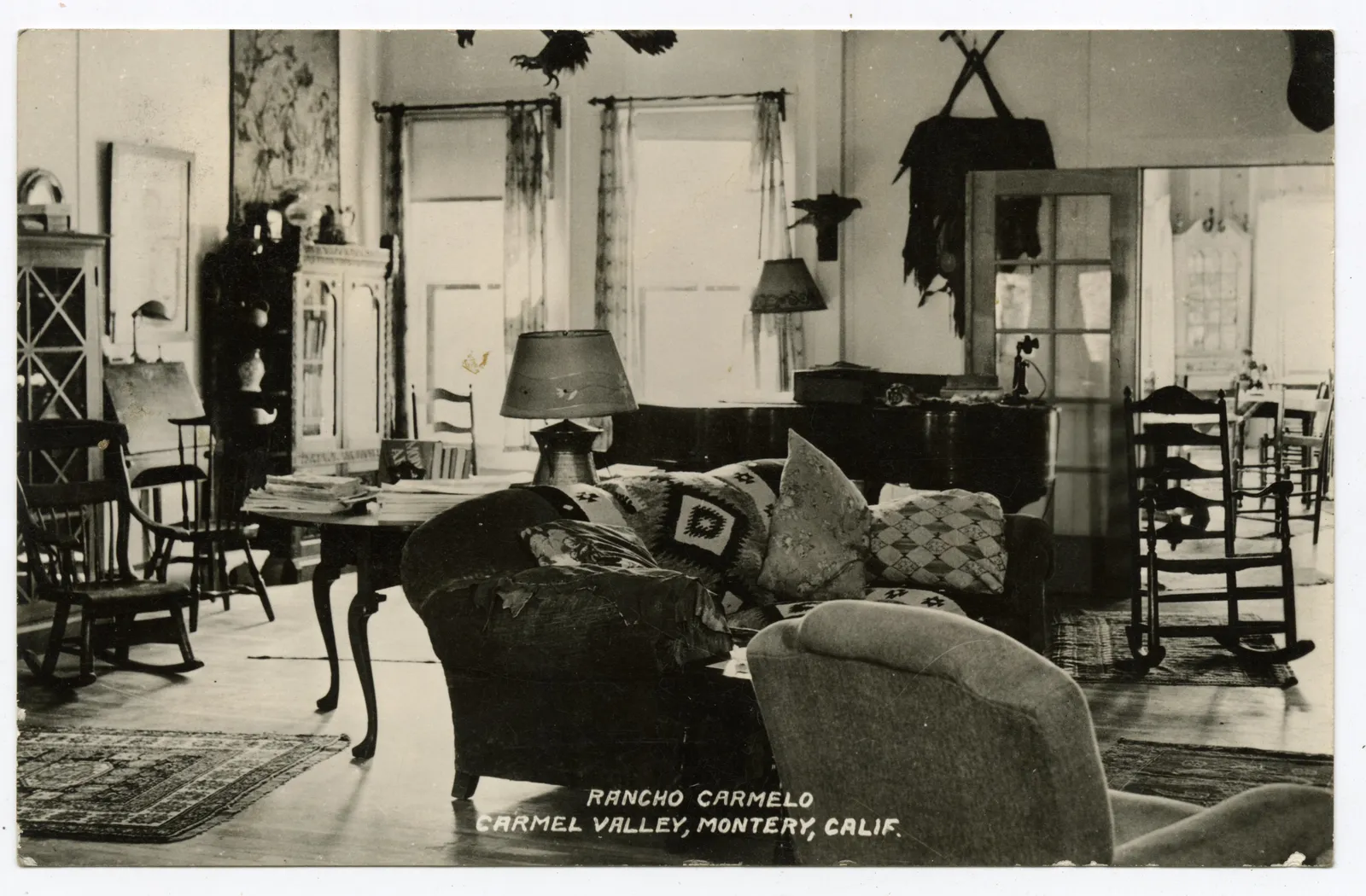 [Rancho Carmelo], Real Photo Postcards of California's First Dude Ranch, Located Outside of Monterey, 1920s