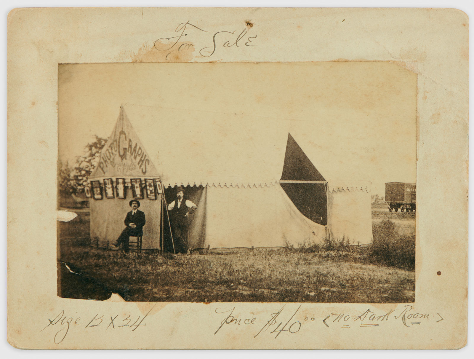 McMillan's Photo Gallery, Advertising Photograph for the Sale of a Photo Studio, Vallejo, CA, c. 1890