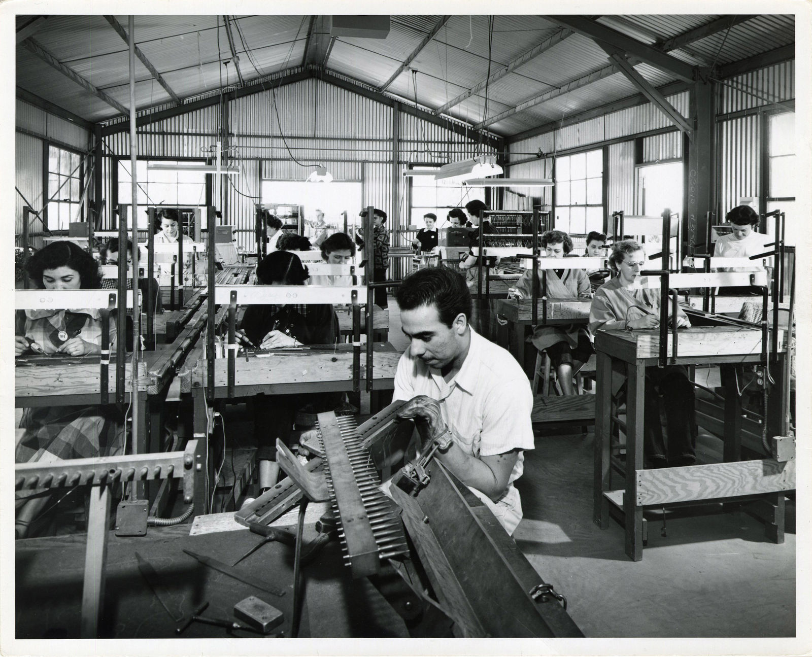 Julius Shulman, Photos Showing the U.S. Flare Factory in Pacoima, CA, 1940s