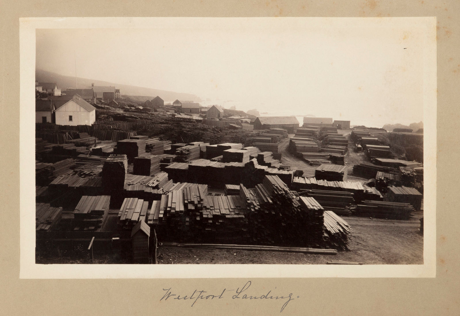Aurelius O. Carpenter, Disbound Album with Views around Mendocino County, c. 1882